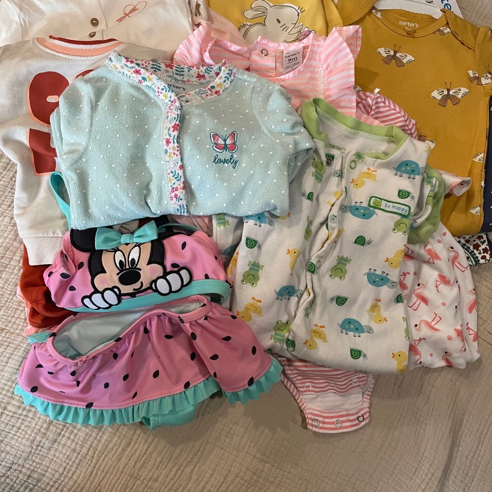 6-9 month girls clothing lot